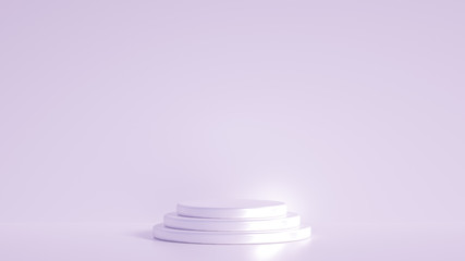 Beautiful luxury background pedestal. 3d illustration, 3d rendering.