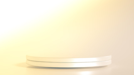 Beautiful luxury background pedestal. 3d illustration, 3d rendering.