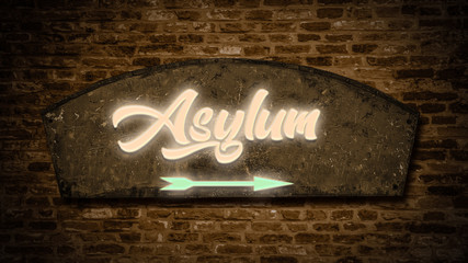 Street Sign to Asylum