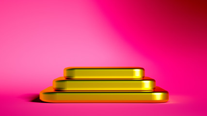 Beautiful luxury background pedestal. 3d illustration, 3d rendering.