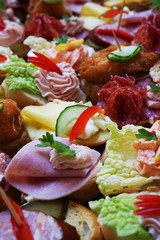 special czech one side sandwiches background