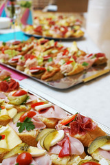 special czech one side sandwiches background
