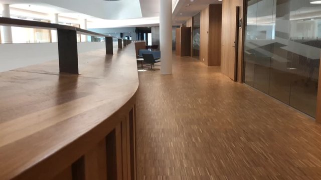 2 floor at a officebuilding. hallway