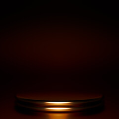 Beautiful luxury background pedestal. 3d illustration, 3d rendering.