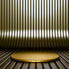Beautiful luxury background pedestal. 3d illustration, 3d rendering.