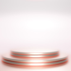 Beautiful luxury background pedestal. 3d illustration, 3d rendering.