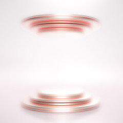 Beautiful luxury background pedestal. 3d illustration, 3d rendering.