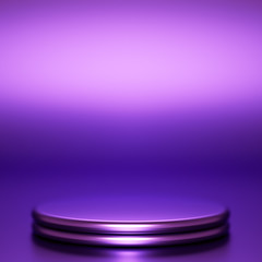 Beautiful luxury background pedestal. 3d illustration, 3d rendering.