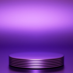 Beautiful luxury background pedestal. 3d illustration, 3d rendering.