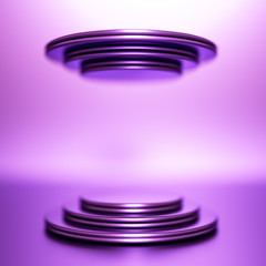 Beautiful luxury background pedestal. 3d illustration, 3d rendering.