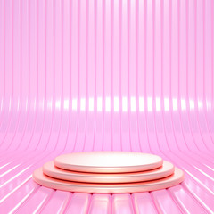 Beautiful luxury background pedestal. 3d illustration, 3d rendering.