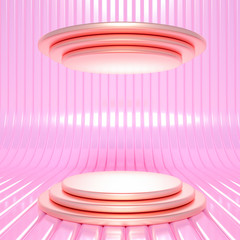 Beautiful luxury background pedestal. 3d illustration, 3d rendering.