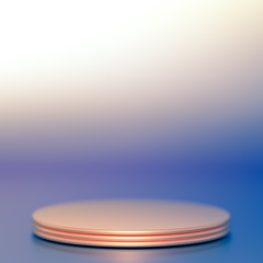Beautiful luxury background pedestal. 3d illustration, 3d rendering.