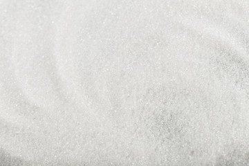 Fototapeta na wymiar Close up of white sugar texture background - Image