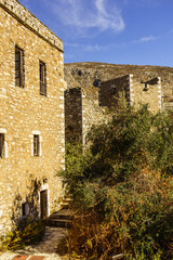 Fototapeta premium Tower houses in Vathia Greece Mani Peninsula