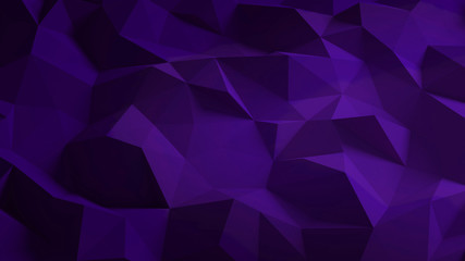 Beautiful festive crystal triangle background. 3d illustration, 3d rendering.