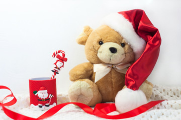 teddy bear with gift