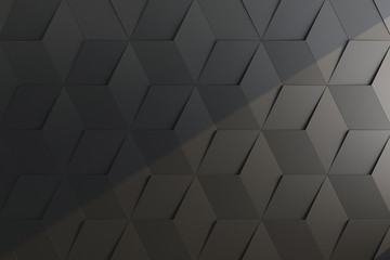 background of black rhombuses