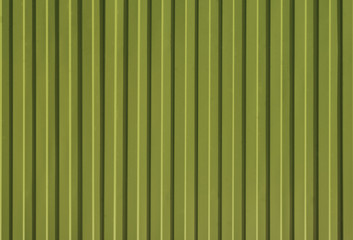 Element of the fence or facade of the building. Horisontal sheet. Olive color.