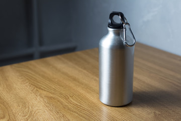 Obraz premium NO to PLASTIC! Thermo bottle for water and other drinks.