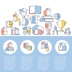 Education design concept.