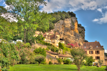 Fototapeta na wymiar La Roque-Gageac, Dordogne, France