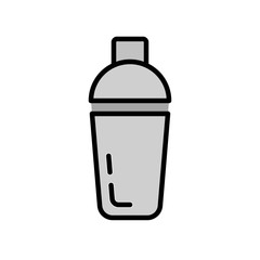 Shaker filled icon, Device used to mix beverages