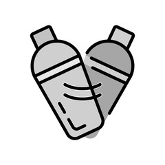 Shaker filled icon, Device used to mix beverages