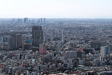 View of residential area in Tokyo