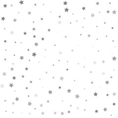 Festival decor. Silver stars on a square background.