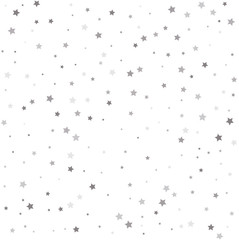 Premium sparkles stardust background pattern. Falling silver stars abstract decoration for party, birthday celebrate, anniversary or event, festive.