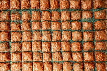 traditional Turkish desserts in the Grand Bazar market, Istanbul
