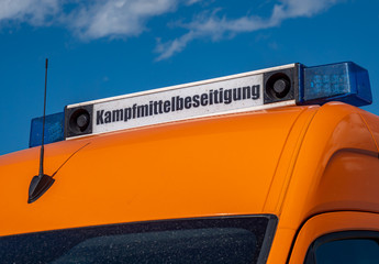 Fahrzeug Kampfmittelbeseitigung