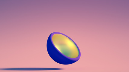 Minimalism geometry background. 3d illustration, 3d rendering.