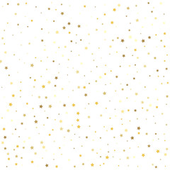 Falling golden abstract decoration for party, birthday celebrate, anniversary or event, festive. Sparkle tinsel elements celebration graphic design.