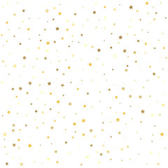 Sparkle tinsel elements celebration graphic design. Gold stars.