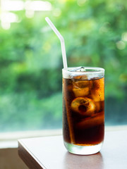 soft drink in the summer