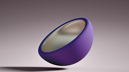 Minimalism geometry background. 3d illustration, 3d rendering.