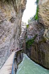 Wandersteg in der schweizer Aareschlucht