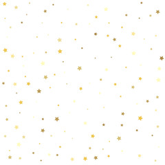 Obraz premium Premium sparkles stardust background pattern. Falling golden abstract decoration for party, birthday celebrate, anniversary or event, festive.