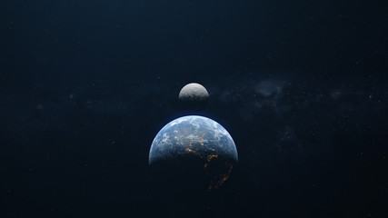 Earth Under Moon Background © brutto film