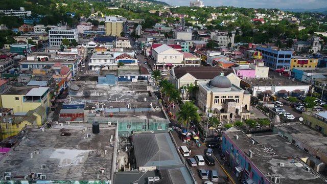 Aerial Jamaica Montego Bay March 2019 Sunny Day 30mm 4K Inspire 2   Aerial video of central Montego Bay on a beautiful sunny day.
