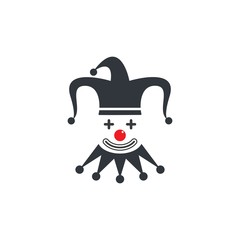 Clown character ilustration