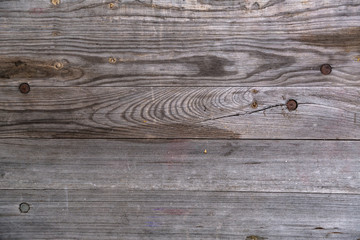 Obraz premium Old wood background with knots and nail holes