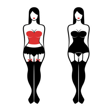 women in underwear