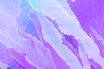 Colorful hand painted alcohol ink background. Abstract delicate texture. Contemporary wallpaper.