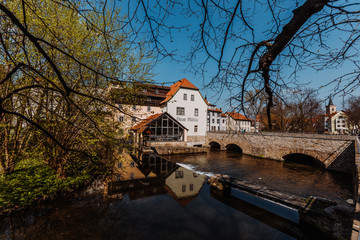 Thüringen - Erfurt Wehr Neue Mühle