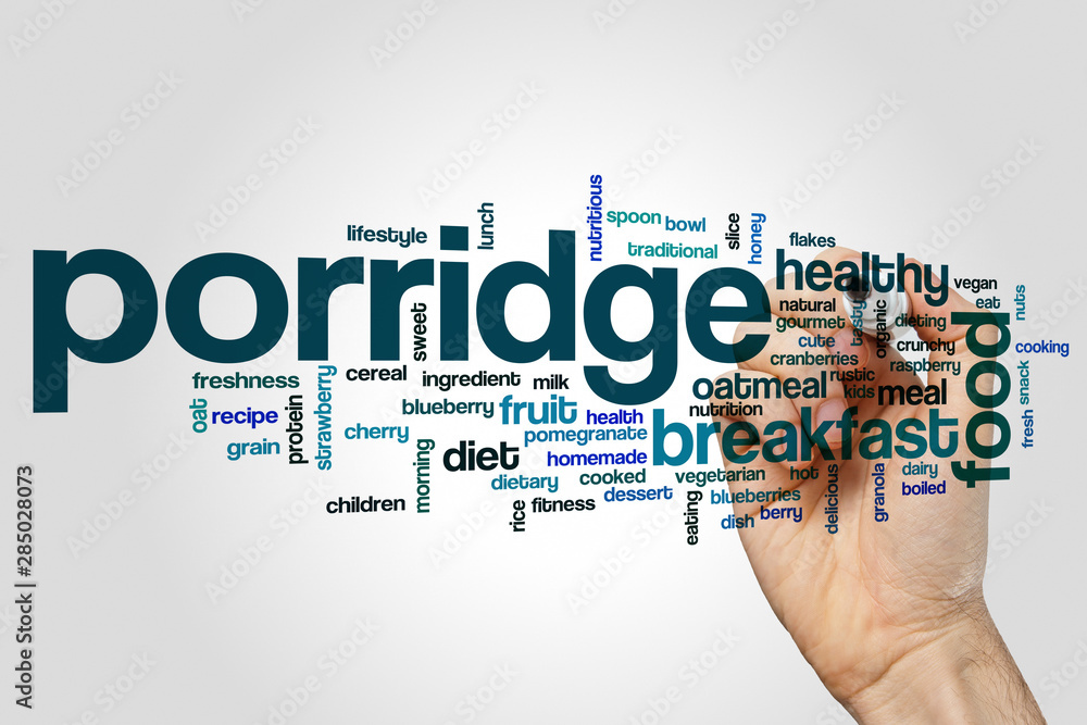 Canvas Prints Porridge word cloud