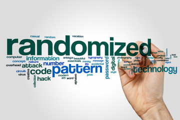 Randomized word cloud