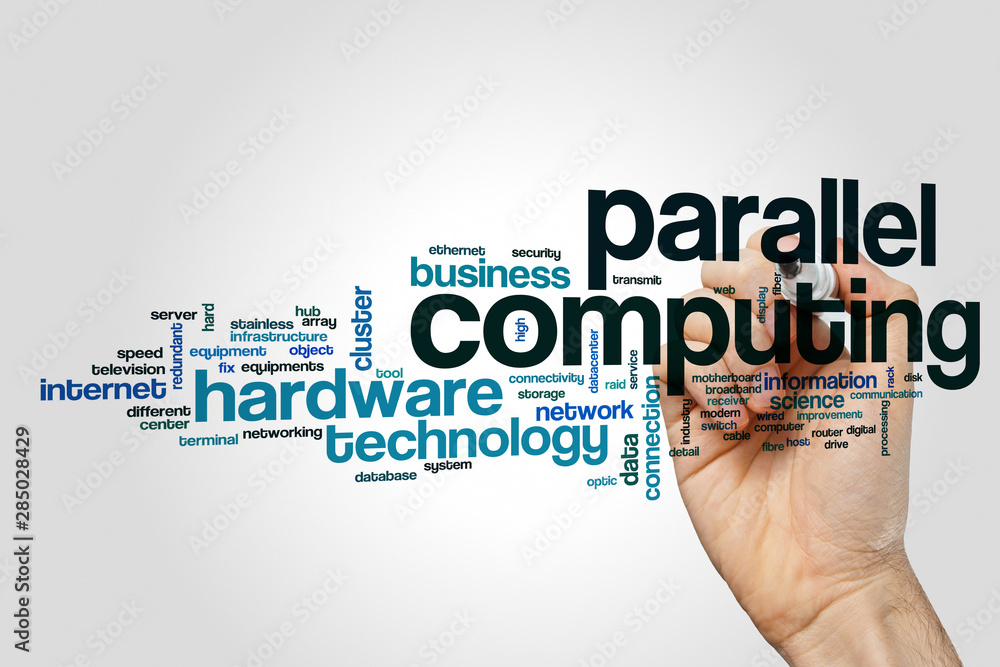 Poster parallel computing word cloud